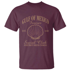 Gulf Of Mexico T Shirt Foxtrot Delta Tango FDT Resist TS02 Maroon Print Your Wear