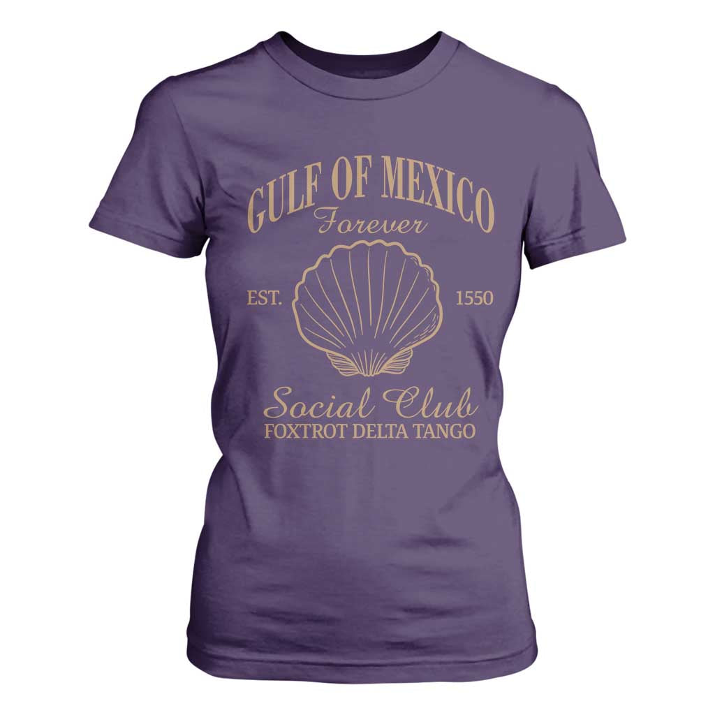 Gulf Of Mexico T Shirt For Women Foxtrot Delta Tango FDT Resist TS02 Purple Print Your Wear