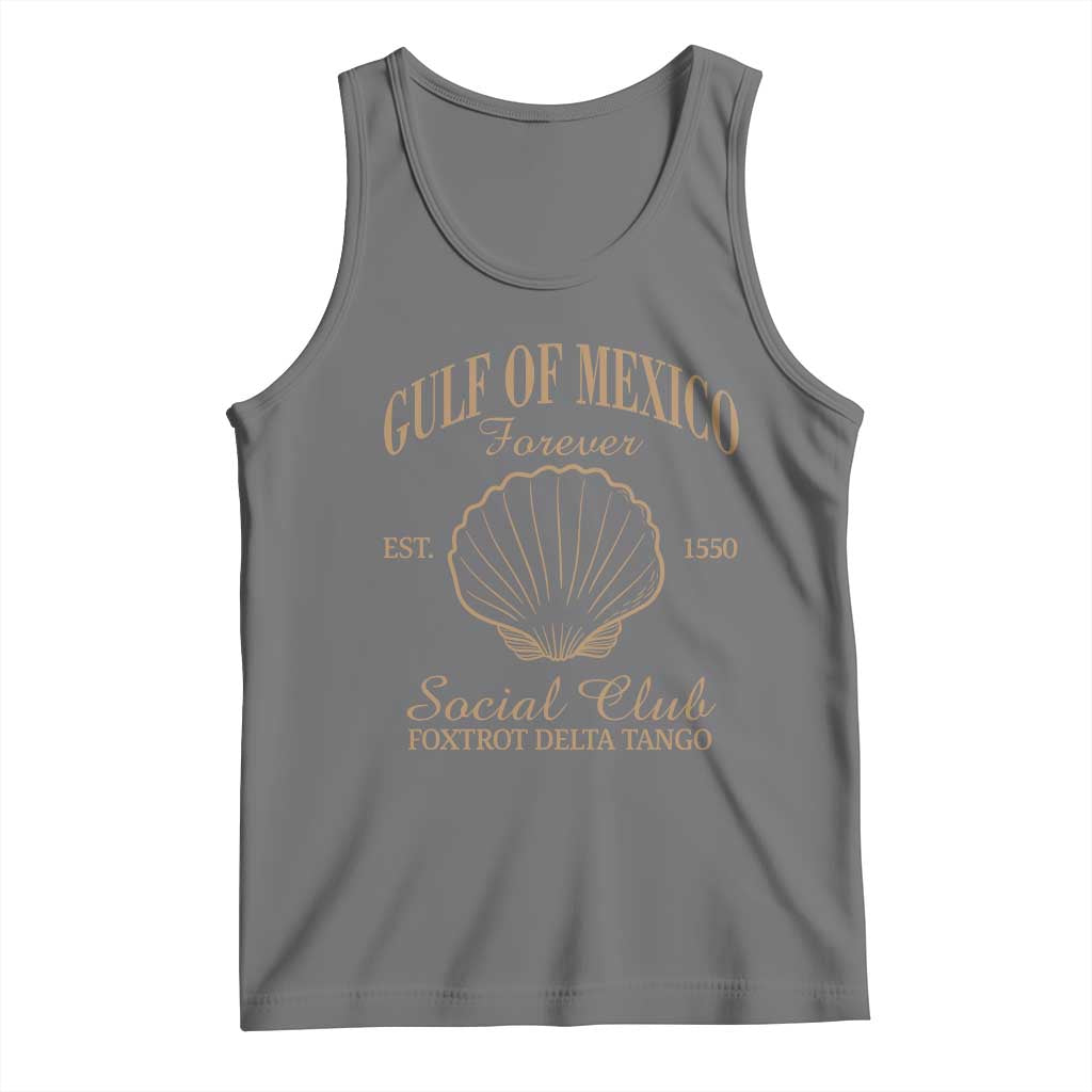 Gulf Of Mexico Tank Top Foxtrot Delta Tango FDT Resist TS02 Black Heather Print Your Wear