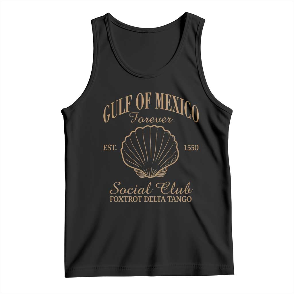 Gulf Of Mexico Tank Top Foxtrot Delta Tango FDT Resist TS02 Black Print Your Wear