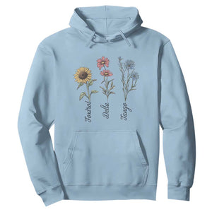 Floral FDT Foxtrot Delta Tango Hoodie Funny Offensive Retro TS02 Light Blue Print Your Wear