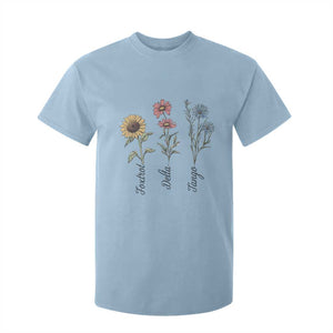 Floral FDT Foxtrot Delta Tango T Shirt For Kid Funny Offensive Retro TS02 Light Blue Print Your Wear