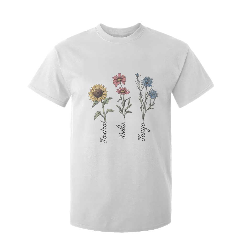 Floral FDT Foxtrot Delta Tango T Shirt For Kid Funny Offensive Retro TS02 White Print Your Wear