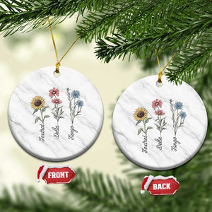 Floral FDT Foxtrot Delta Tango Ceramic Ornament Funny Offensive Retro TS02 1pc White Marble Print Your Wear