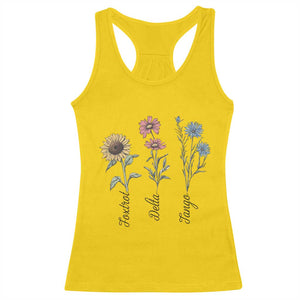 Floral FDT Foxtrot Delta Tango Racerback Tank Top Funny Offensive Retro TS02 Daisy Print Your Wear