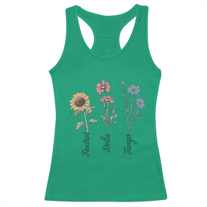 Floral FDT Foxtrot Delta Tango Racerback Tank Top Funny Offensive Retro TS02 Irish Green Print Your Wear