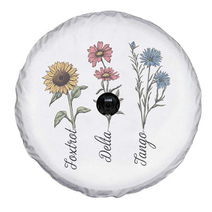 Floral FDT Foxtrot Delta Tango Spare Tire Cover Funny Offensive Retro TS02 Print Your Wear