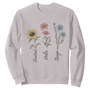 Floral FDT Foxtrot Delta Tango Sweatshirt Funny Offensive Retro TS02 Ice Gray Print Your Wear