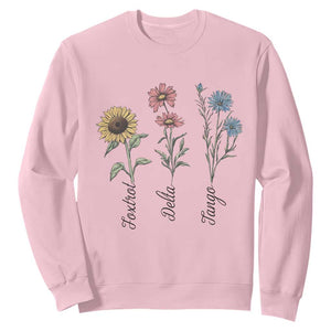 Floral FDT Foxtrot Delta Tango Sweatshirt Funny Offensive Retro TS02 Light Pink Print Your Wear