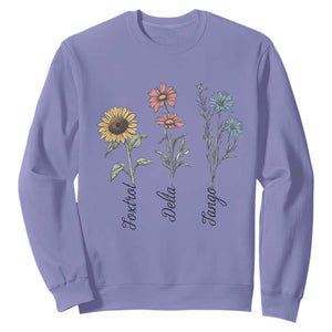 Floral FDT Foxtrot Delta Tango Sweatshirt Funny Offensive Retro TS02 Violet Print Your Wear