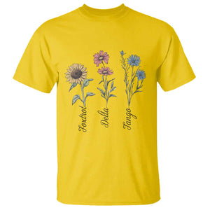 Floral FDT Foxtrot Delta Tango T Shirt Funny Offensive Retro TS02 Daisy Print Your Wear