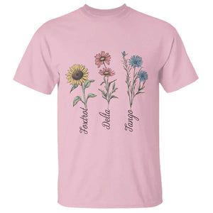 Floral FDT Foxtrot Delta Tango T Shirt Funny Offensive Retro TS02 Light Pink Print Your Wear