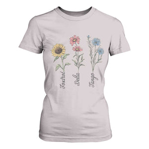 Floral FDT Foxtrot Delta Tango T Shirt For Women Funny Offensive Retro TS02 Ice Gray Print Your Wear