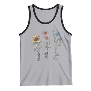 Floral FDT Foxtrot Delta Tango Tank Top Funny Offensive Retro TS02 Athletic Heather Black Print Your Wear