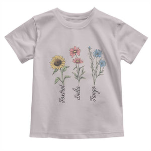 Floral FDT Foxtrot Delta Tango Toddler T Shirt Funny Offensive Retro TS02 Ice Gray Print Your Wear