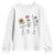 Floral FDT Foxtrot Delta Tango Youth Sweatshirt Funny Offensive Retro TS02 White Print Your Wear
