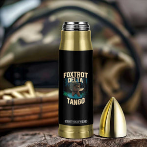 Foxtrots Deltas Tangos Funny Bear Resist Bullet Tumbler Protect Our National Parks TS02 Print Your Wear