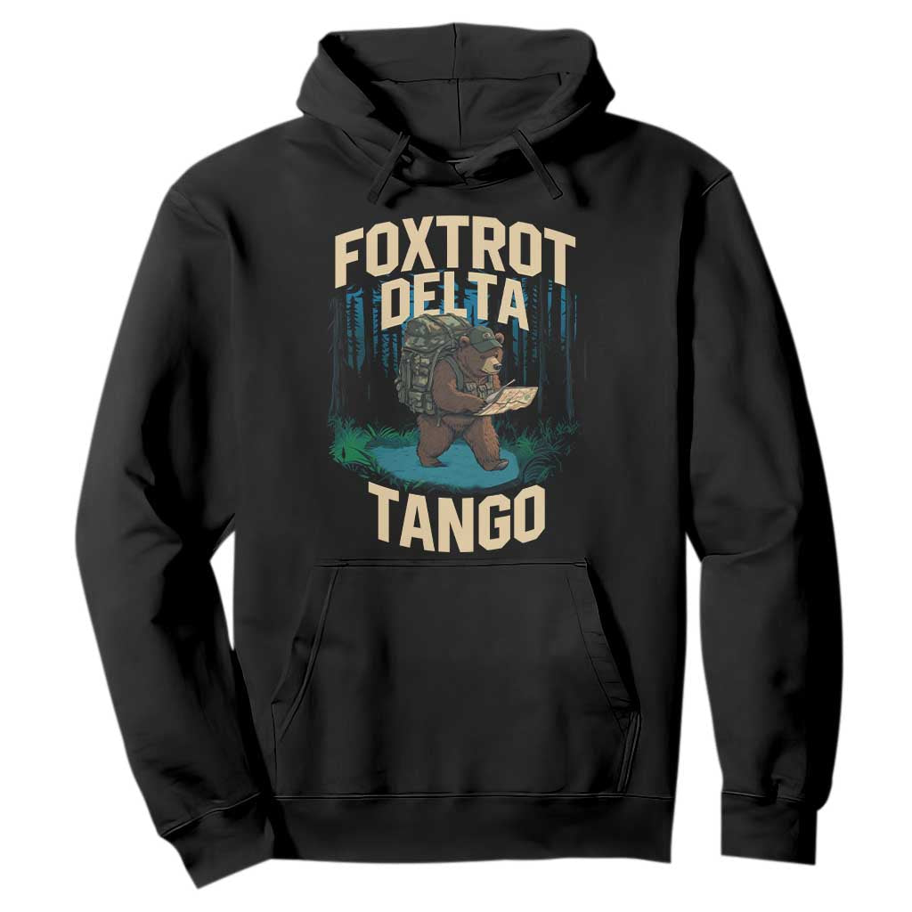 Foxtrots Deltas Tangos Funny Bear Resist Hoodie Protect Our National Parks TS02 Black Print Your Wear