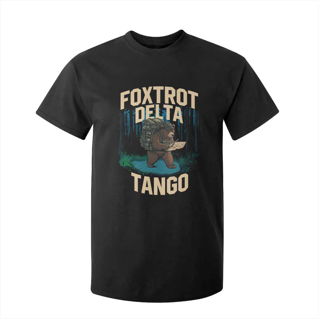 Foxtrots Deltas Tangos Funny Bear Resist T Shirt For Kid Protect Our National Parks TS02 Black Print Your Wear