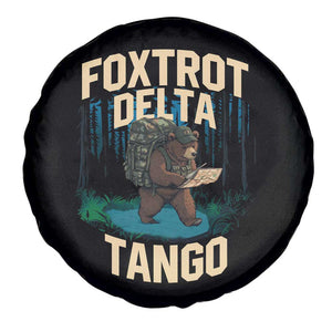 Foxtrots Deltas Tangos Funny Bear Resist Spare Tire Cover Protect Our National Parks TS02 Print Your Wear