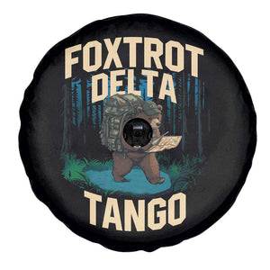 Foxtrots Deltas Tangos Funny Bear Resist Spare Tire Cover Protect Our National Parks TS02 Print Your Wear