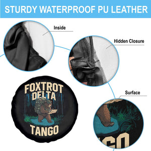 Foxtrots Deltas Tangos Funny Bear Resist Spare Tire Cover Protect Our National Parks TS02 Print Your Wear