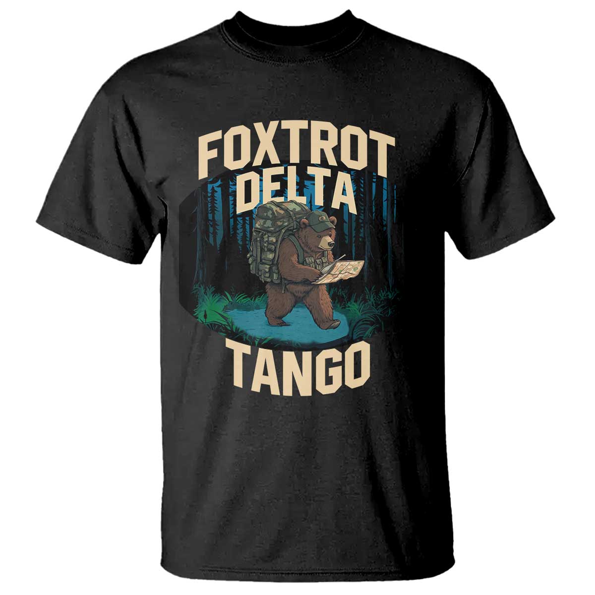 Foxtrots Deltas Tangos Funny Bear Resist T Shirt Protect Our National Parks TS02 Black Print Your Wear