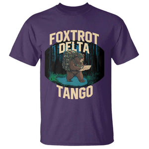 Foxtrots Deltas Tangos Funny Bear Resist T Shirt Protect Our National Parks TS02 Purple Print Your Wear