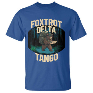 Foxtrots Deltas Tangos Funny Bear Resist T Shirt Protect Our National Parks TS02 Royal Blue Print Your Wear