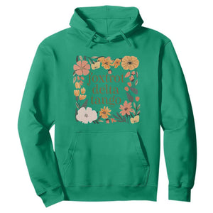 Foxtrots Deltas Tangos Boho Floral Hoodie - Funny Offensive Military Alphabet Humor Pullover TS02 Irish Green Print Your Wear