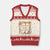Foxtrots Deltas Tangos Boho Floral V-Neck Knit Sweater Vest Funny Offensive TS02 Beige Red Print Your Wear
