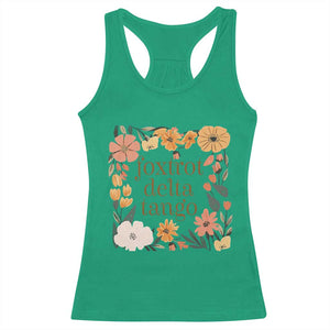 Foxtrots Deltas Tangos Boho Floral Racerback Tank Top Funny Offensive TS02 Irish Green Print Your Wear