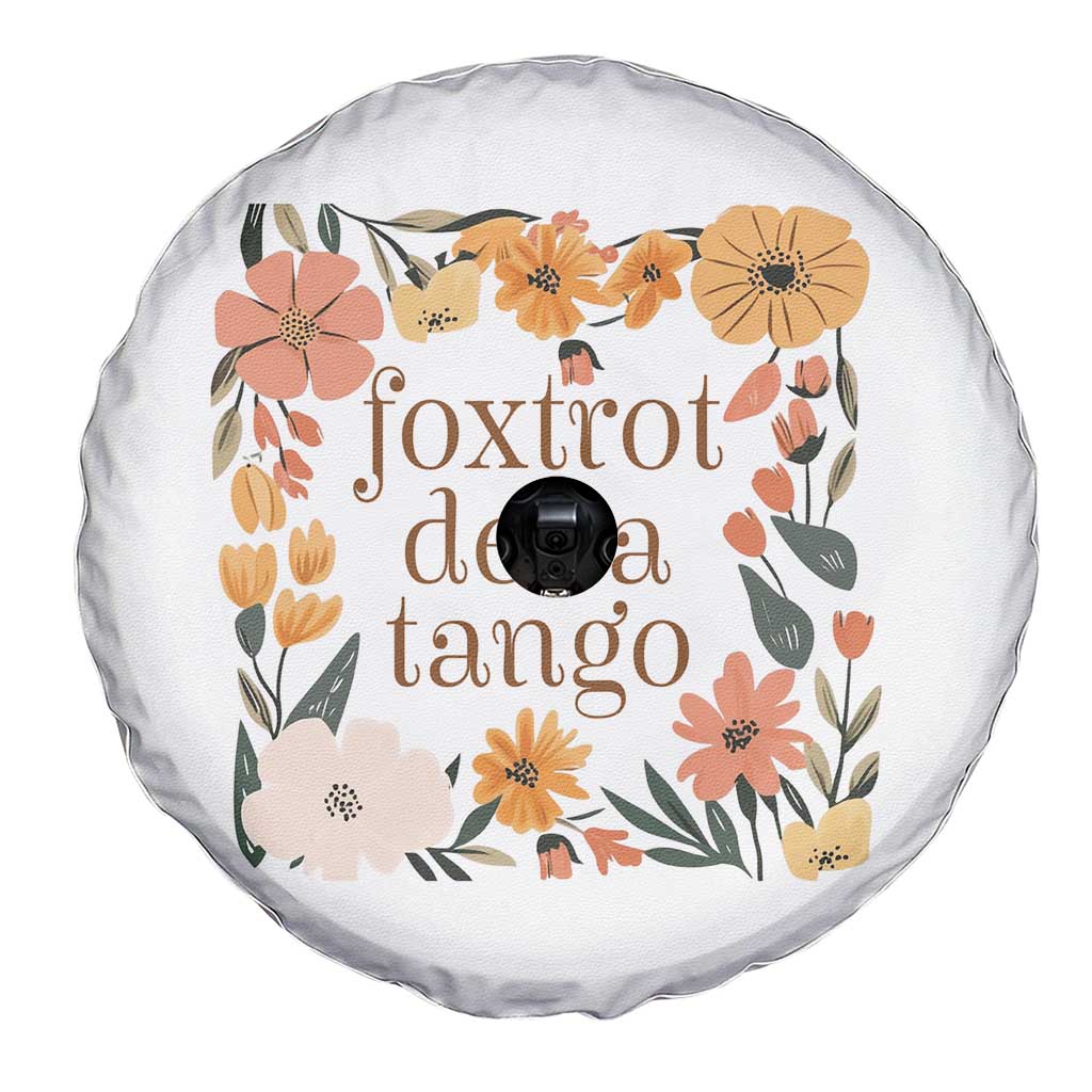 Foxtrots Deltas Tangos Boho Floral Spare Tire Cover Funny Offensive TS02 Print Your Wear
