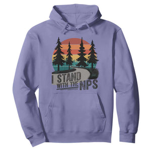 I Stand With The NPS Hoodie National Park Support Park Rangers TS02 Violet Print Your Wear