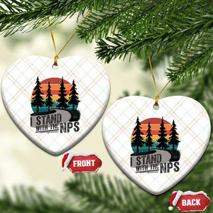I Stand With The NPS Ceramic Ornament National Park Support Park Rangers TS02 Print Your Wear