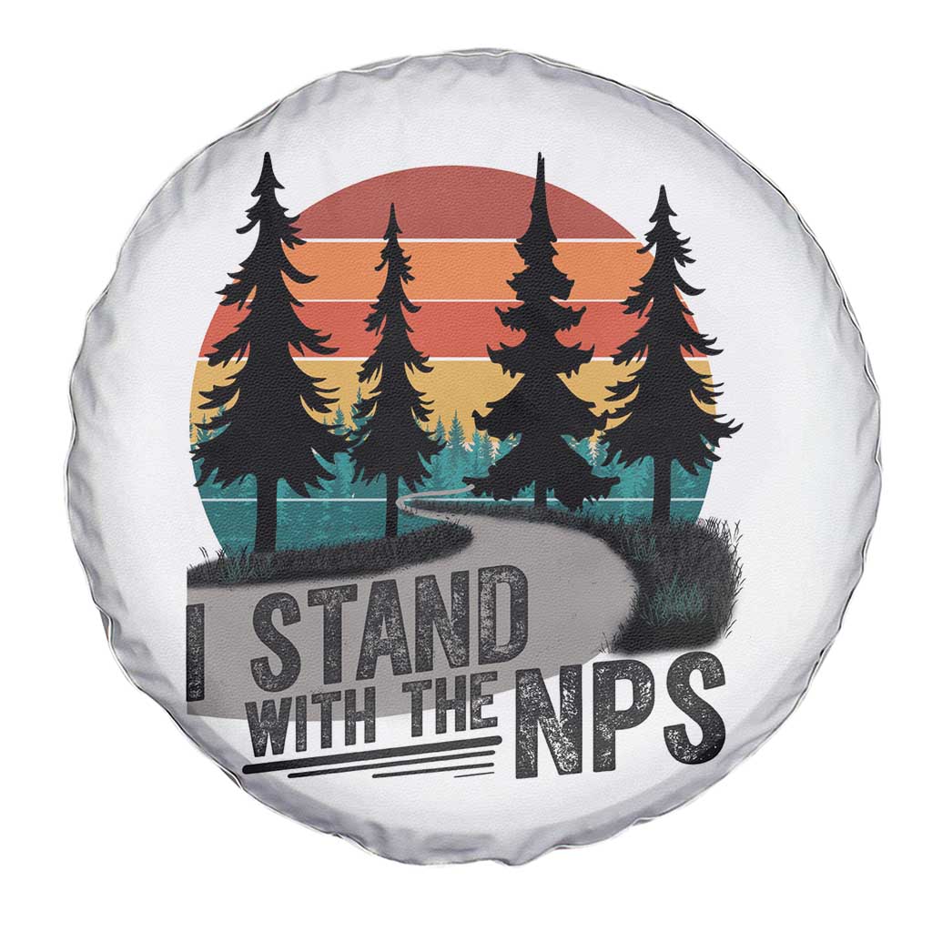 I Stand With The NPS Spare Tire Cover National Park Support Park Rangers TS02 Print Your Wear