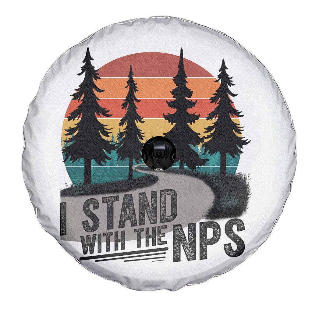 I Stand With The NPS Spare Tire Cover National Park Support Park Rangers TS02 Print Your Wear