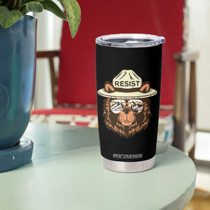 Resist Bear Retro Vintage Tumbler Cup TS02 Print Your Wear