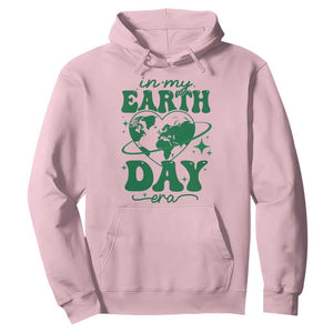 In My Earth Day Era Hoodie Cute Groovy Planet Heart TS02 Light Pink Print Your Wear