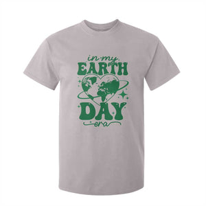 In My Earth Day Era T Shirt For Kid Cute Groovy Planet Heart TS02 Ice Gray Print Your Wear