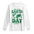 In My Earth Day Era Long Sleeve Shirt Cute Groovy Planet Heart TS02 White Print Your Wear
