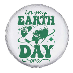 In My Earth Day Era Spare Tire Cover Cute Groovy Planet Heart TS02 Print Your Wear