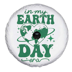 In My Earth Day Era Spare Tire Cover Cute Groovy Planet Heart TS02 Print Your Wear