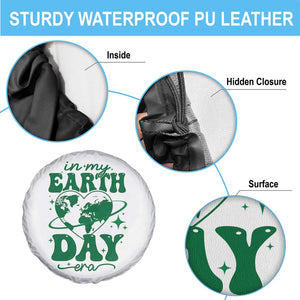 In My Earth Day Era Spare Tire Cover Cute Groovy Planet Heart TS02 Print Your Wear