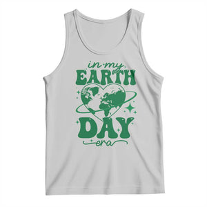 In My Earth Day Era Tank Top Cute Groovy Planet Heart TS02 Ash Print Your Wear