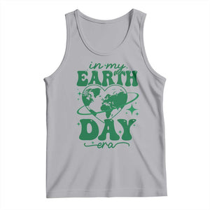 In My Earth Day Era Tank Top Cute Groovy Planet Heart TS02 Athletic Heather Print Your Wear