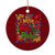 Autism Acceptance Ceramic Ornament I Believe In A Spectrum Of Possibilities Retro Boho TS02 1pc Red Print Your Wear