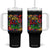 Autism Acceptance Tumbler With Handle I Believe In A Spectrum Of Possibilities Retro Boho TS02 One Size: 40 oz Black Print Your Wear