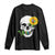 Autism Skull Sunflower Long Sleeve Shirt Support Autistic Puzzle Pieces Heart TS02 Black Print Your Wear