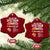 Autism Acceptance Ceramic Ornament The Autism Spectrum Is Not Linear TS02 Print Your Wear
